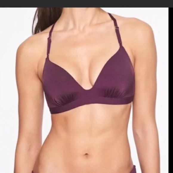 Athleta Other - Athleta Aqualuxe Molded Cup Bikini Top Wild Berry Size M